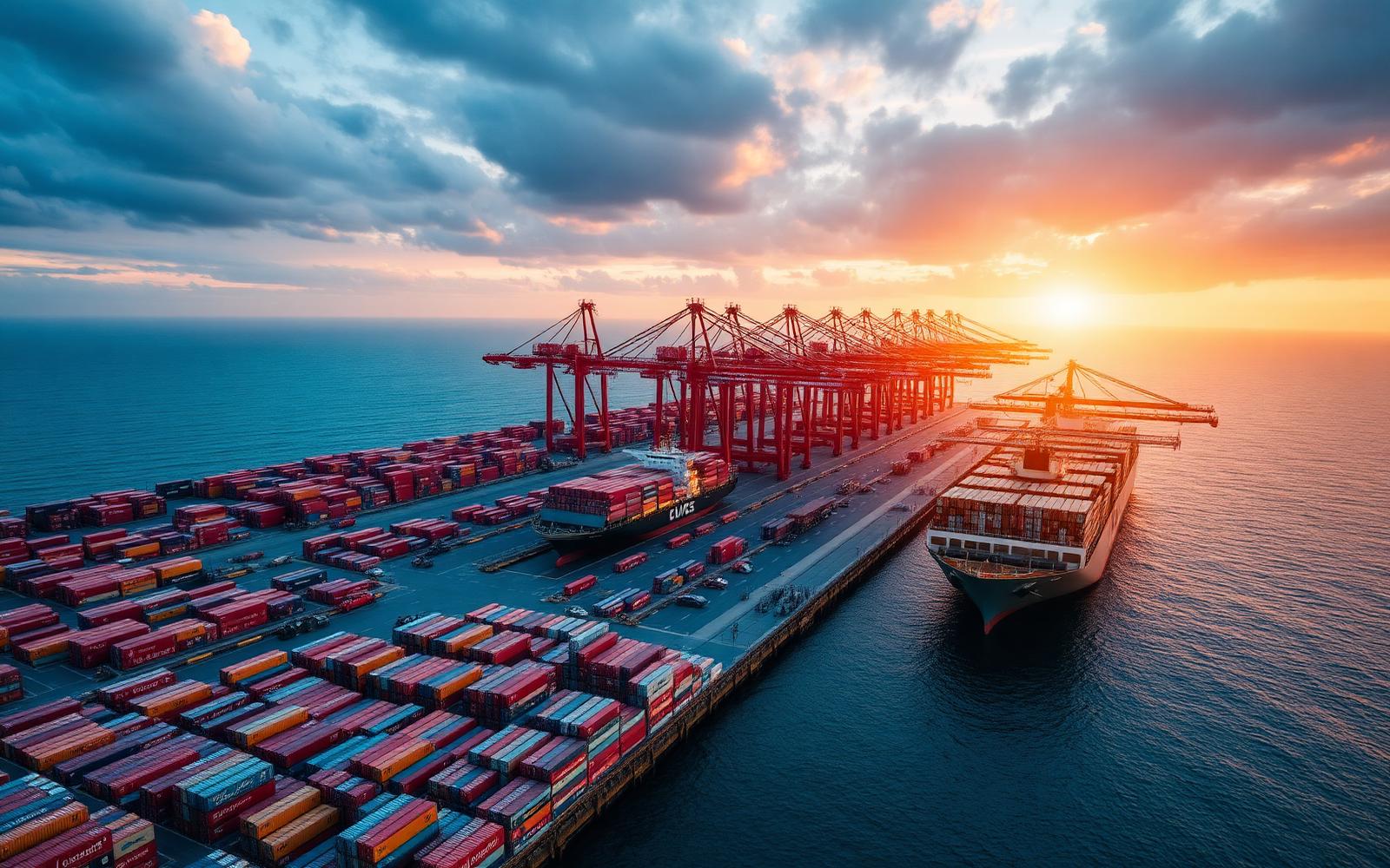 International cargo port